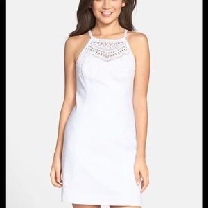 Lilly Pulitzer pearl crochet shift dress